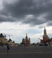 clouds over Red Square